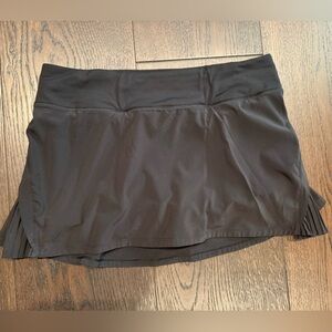 lululemon black athletic skirt